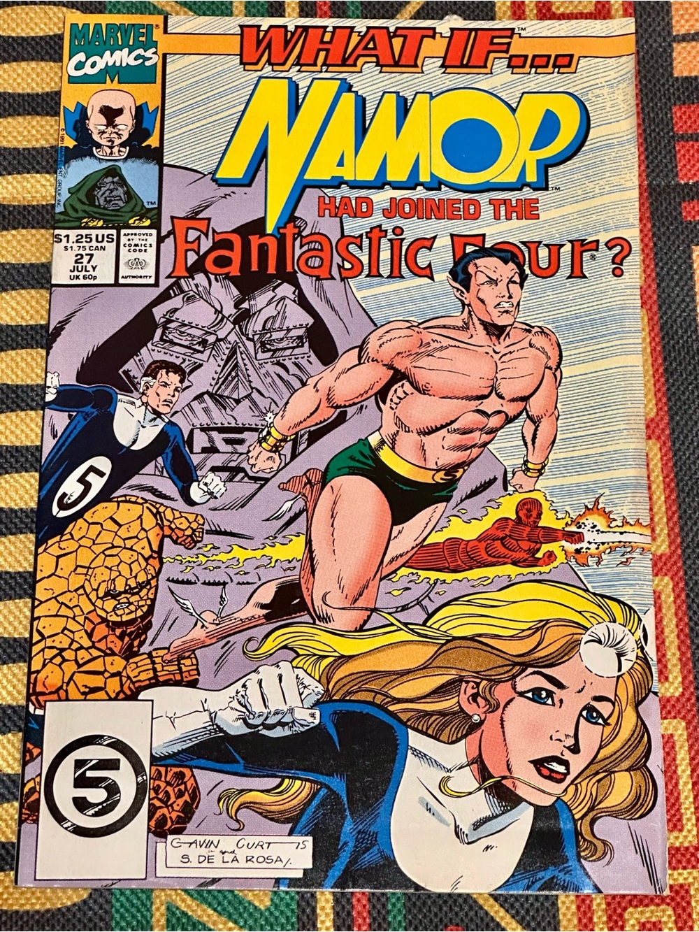 🔥 Vintage 1991 Marvel WHAT IF? #27 Namor Joins Fantastic Four NM!